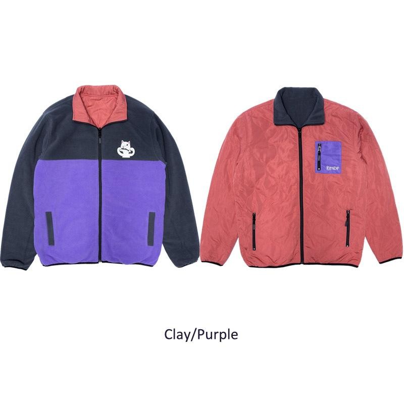 リップンディップ RIPNDIP Shmoody Polar Fleece Quilted Reversible