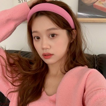 韓款華夫格冰淇淋色系髮箍組