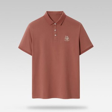 一線品牌撤柜撤標2024年夏季男士新款清爽透氣老虎刺繡短袖POLO衫