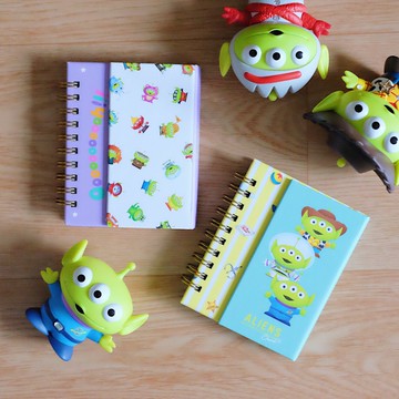 《玩具總動員》🇯🇵日本商品 變裝三眼怪系列 磁扣隨身筆記本 MEMO 文具