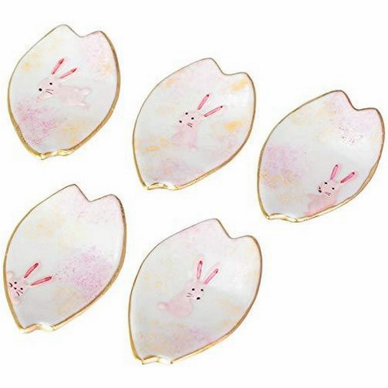 山亀 清水焼 箸置き うさぎ渕金桜花びら 5個セット ギフト プレゼント 化粧箱入り 日本製 京焼 清水焼 はしおき 通販 Lineポイント最大0 5 Get Lineショッピング