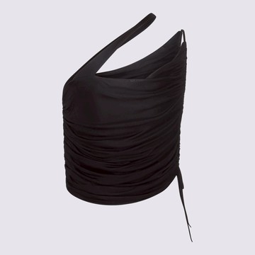 Andreādamo Black Viscose Top