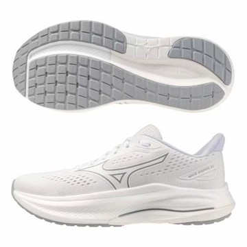 MIZUNO 美津濃 慢跑鞋 女鞋 運動鞋 緩震 2E楦 白 J1GD264427