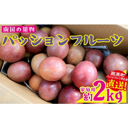 ふるさと納税 西原町パッションフルーツ研究会「パッションフルーツ」家庭用　約2kg 沖縄県西原町