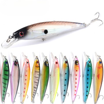 【TTFF】路亞餌假餌懸停內鐳射米諾塑膠硬餌11cm/13.4g 仿生魚餌漁具現貨批發