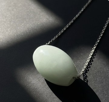 冰糯綠翡翠路路通項鍊 | 天然緬甸玉翡翠A貨 | 送禮