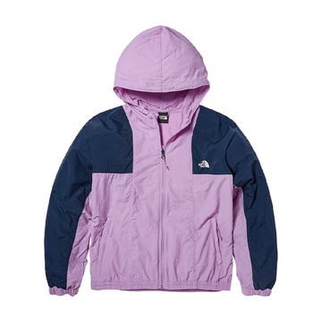 the north face 女 抗uv防曬外套 ap紫5jxi/防風防曬可打包連帽外套/衝鋒衣