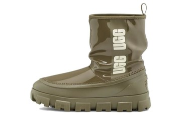 UGG CLASSIC BRELLAH MINI BOOT BURNT OLIVE WOMEN