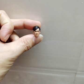 1/18 3.75寸張家輝頭雕 人偶 適配暗源酸雨素體等