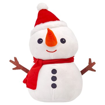 雪人 40cm  白色 + 紅色  1個