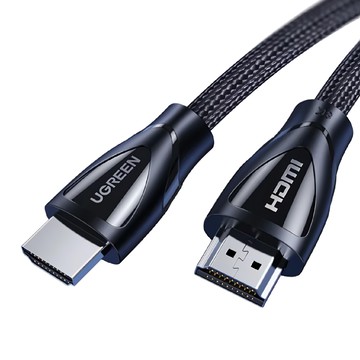 UGREEN 綠聯 8K HDMI2.1傳輸線 面網編織版 3D  1個  1m