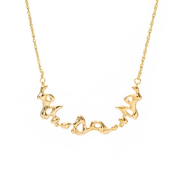 [預購] [B&R設計款] 海形流動項鍊 / 金色 / Oceanform Flow Necklace