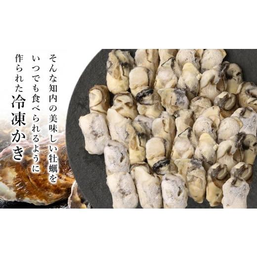 ふるさと納税 北海道 知内町 冷凍カキ約200g× 2袋セット 牡蠣 海鮮 魚介 かき 冷凍＜上磯郡漁業協同組合＞