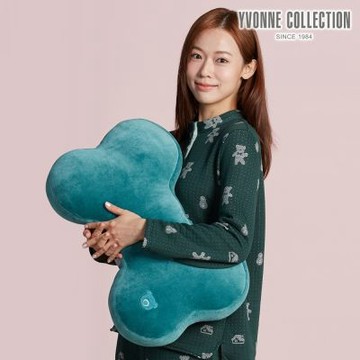 YVONNE 以旺傢飾 伯恩熊中骨頭抱枕-森林綠