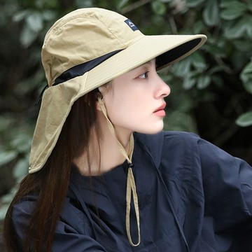 大頭圍 遮陽帽 漁夫帽 帽子 防曬帽子 透氣帽子 露營帽 工裝帽 089