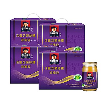 【桂格官方直營】活靈芝菌絲體滋補液x4盒（60ml*30入/盒）