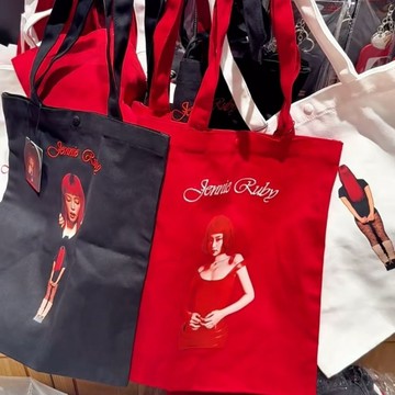 ⭐韓國代購正版⭐名創優品jennie帆布包正品