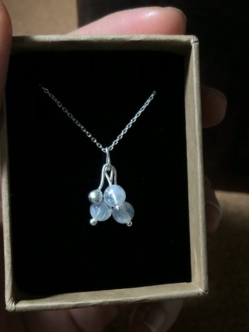 || 純銀-月光石 || 微編織系列 #3