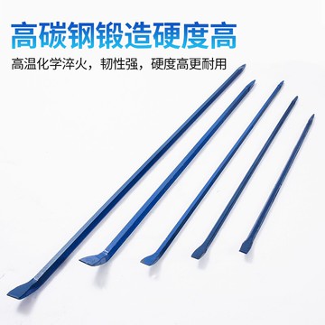 撬杠撬棍高硬度汽修輪胎補胎扒胎撬棒重型六棱鋼木工翹棍多功能撬