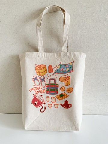 【台灣紀念品​​圖案】棉布手提袋