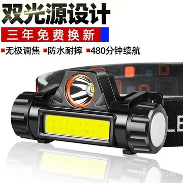 🔥臺灣出貨🔥頭燈強光可充電超亮超長遠射頭戴式鋰電礦燈手電筒led釣魚戶外hhfoof