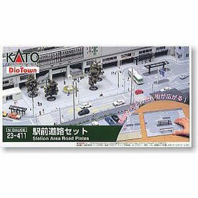 カトー　KATO 23-411 駅前道路セット Amazon | KATO Nゲージ 駅前道路セット 23-411 鉄道模型用品