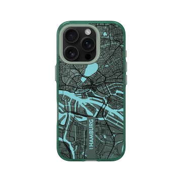 iPhone 16 Pro Clear 憂墨綠 - JOCR - Hamburg (Black Logo)