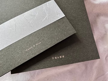 【灰色書夾加購-客製化名字 】無含書夾.書約