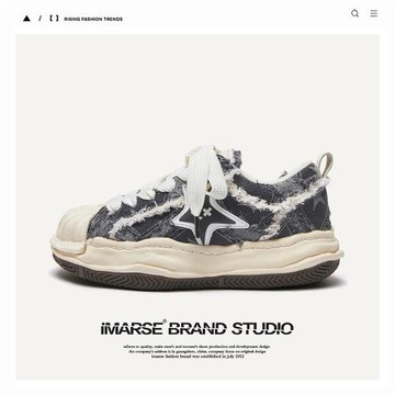 廣州鞋破壞美學之解構溶解鞋復古做舊青春板鞋潮鞋男女同款男鞋子