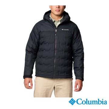 Columbia 哥倫比亞 男款 - Omni Tech防水金鋁點極暖連帽羽絨外套-黑色 UWE78570BK/IF