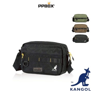KANGOL 袋鼠 戶外風 側背包【65551713】時尚 包包 斜背包 防潑水 工裝包 男包 女包 日韓穿搭
