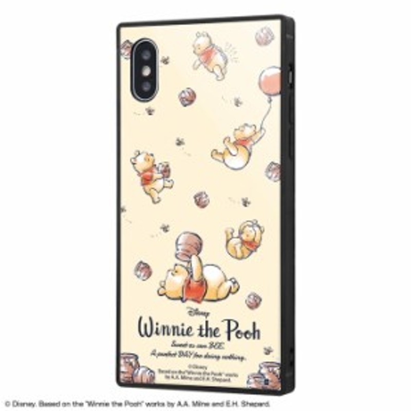 P10倍 Iphone Xs Iphone X ケースディズニー キャラクター 耐衝撃 ガラスケース Kaku くまのプーさん アイフォンxs カバー 四角 母の 通販 Lineポイント最大1 0 Get Lineショッピング