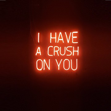 I HAVE A CRUSH ON YOU霓虹燈LED發光字Neon Sign廣告餐廳酒吧