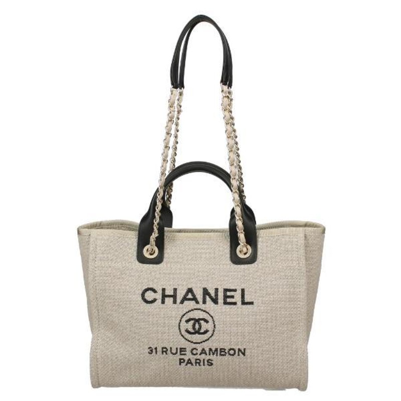 全国総量無料で CHANEL トートバッグ ベージュ バッグ レディース