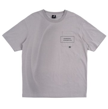 KANGOL 短袖 短T 淺灰 口袋 1938 復古 休閒 男 6325102611