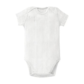 Simba 小獅王辛巴 Air Upper 透氣棉圓領短袖包屁衣  90cm  淳白色