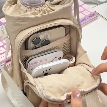🚚臺灣出🚚上班通勤包2026超火水壺雨傘包女新款斜挎包迷你小包便攜單肩包
