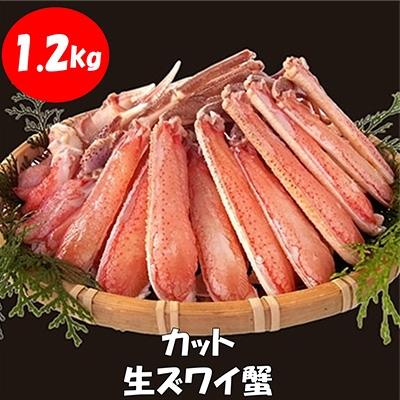 ふるさと納税 泉大津市 生ズワイ蟹セット1.2kg