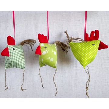 手工雞，農場花環，雞雀玩具，自製裝飾品