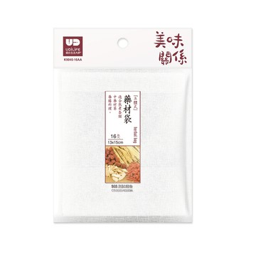 【UDiLiFE】美味關係 藥材袋 16枚 沖茶袋 茶包袋 濾茶包滷包 茶包茶袋 中藥袋 花茶袋泡茶 中藥布包