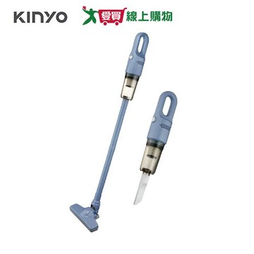 KINYO 輕巧兩用手持吸塵器 藍色 KVC-6225【愛買】