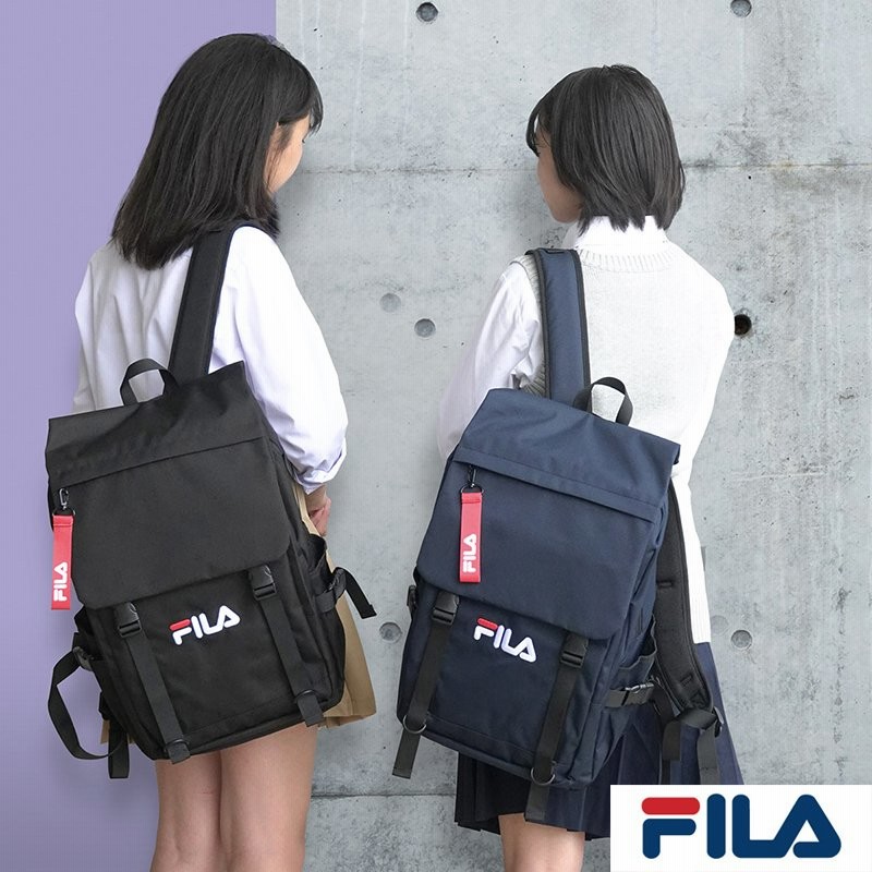 8fb002 当店限定 Fila No Shake ロゴ刺繍フラップリュック フィラ リュック バックパック 学生 通学 部活 自転車 おしゃれ 人気 多収納 入学準備 新学期 通販 Lineポイント最大0 5 Get Lineショッピング