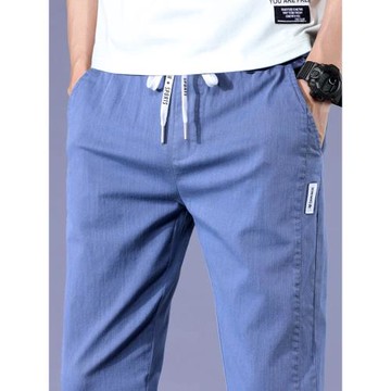 冬季高端休閑褲男士潮牌寬松直筒褲2026新款秋冬商務正裝西裝褲子