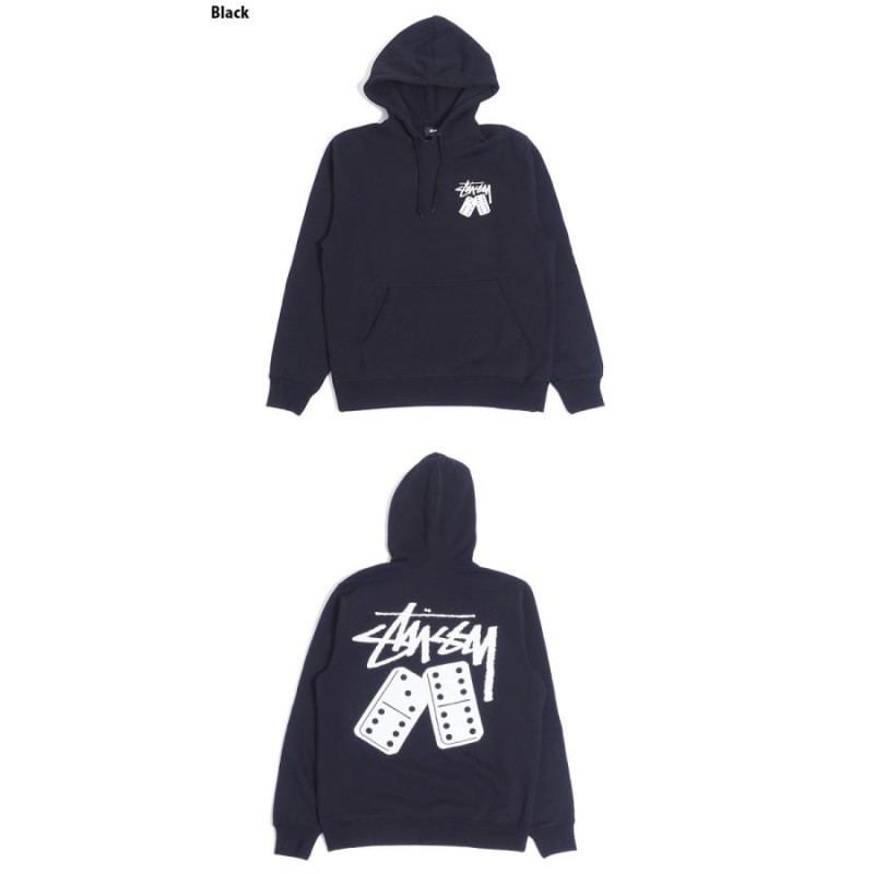 STUSSY ステューシー パーカー メンズ ブラック アッシュヘザー 黒 灰