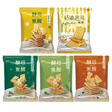 《盛香珍 》蘇打餅-酵母覺醒系列/包