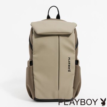 PLAYBOY - 單肩包可後背  Pioneer系列 - 卡其色