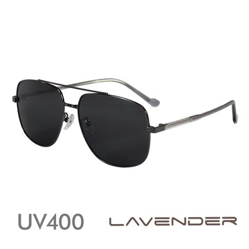 Lavender偏光片太陽眼鏡 夜幻系列 鉤月銀 J3345 C2