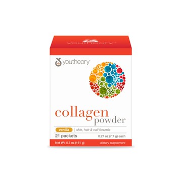 Youtheory Collagen Powder Vanilla 21 Packets