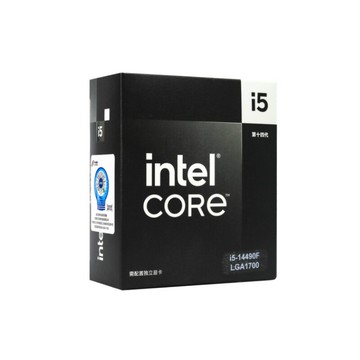 酷睿 14代 i5-14490F 臺式機 10核16線程CPU處理器 主板支持B760