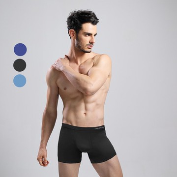 【TELITA】(3入組)抗菌素色彈性針織平口褲/四角褲